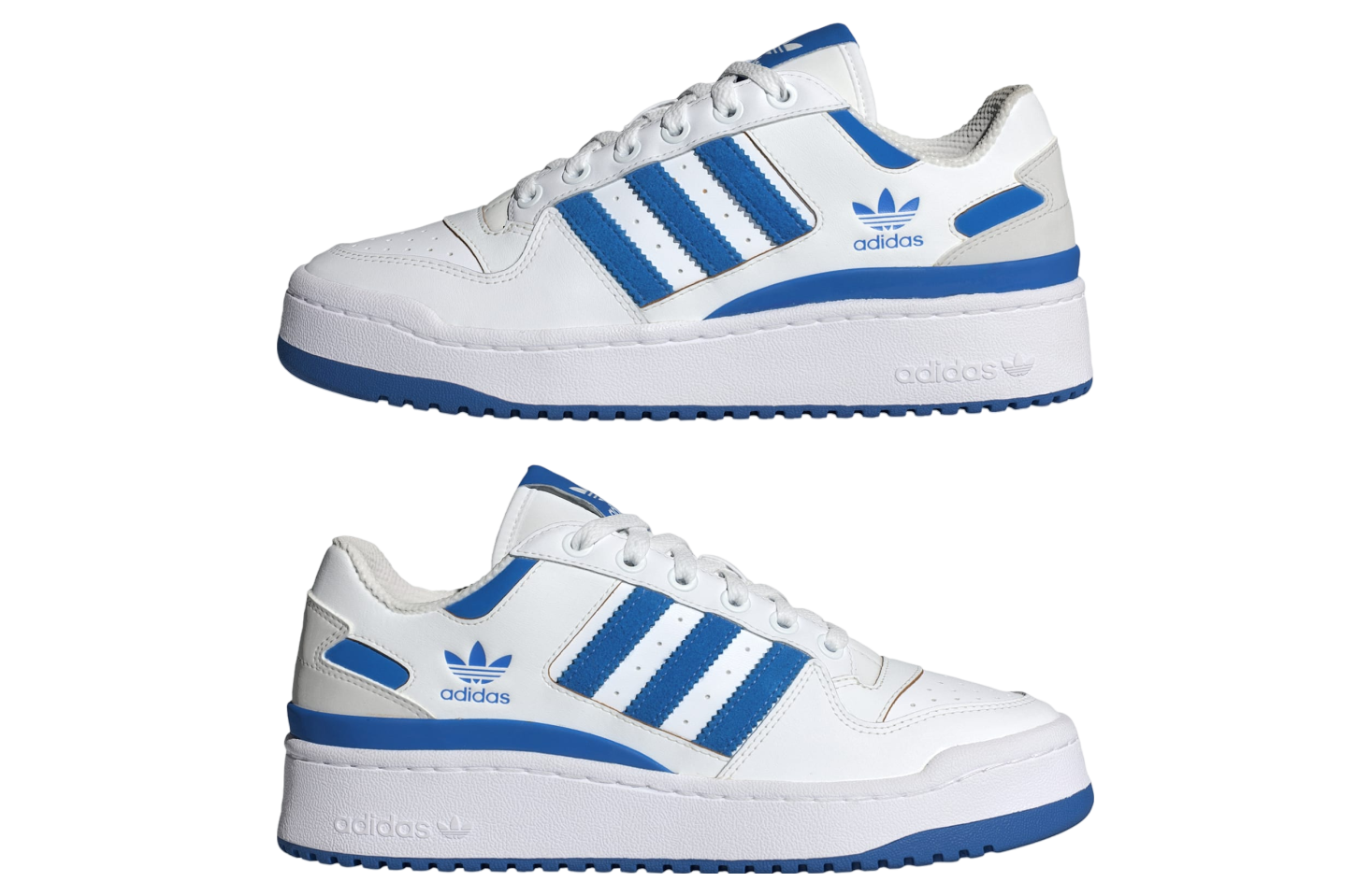 Adidas Forum Bold Stripes WMNS Cloud White / Blue Bird