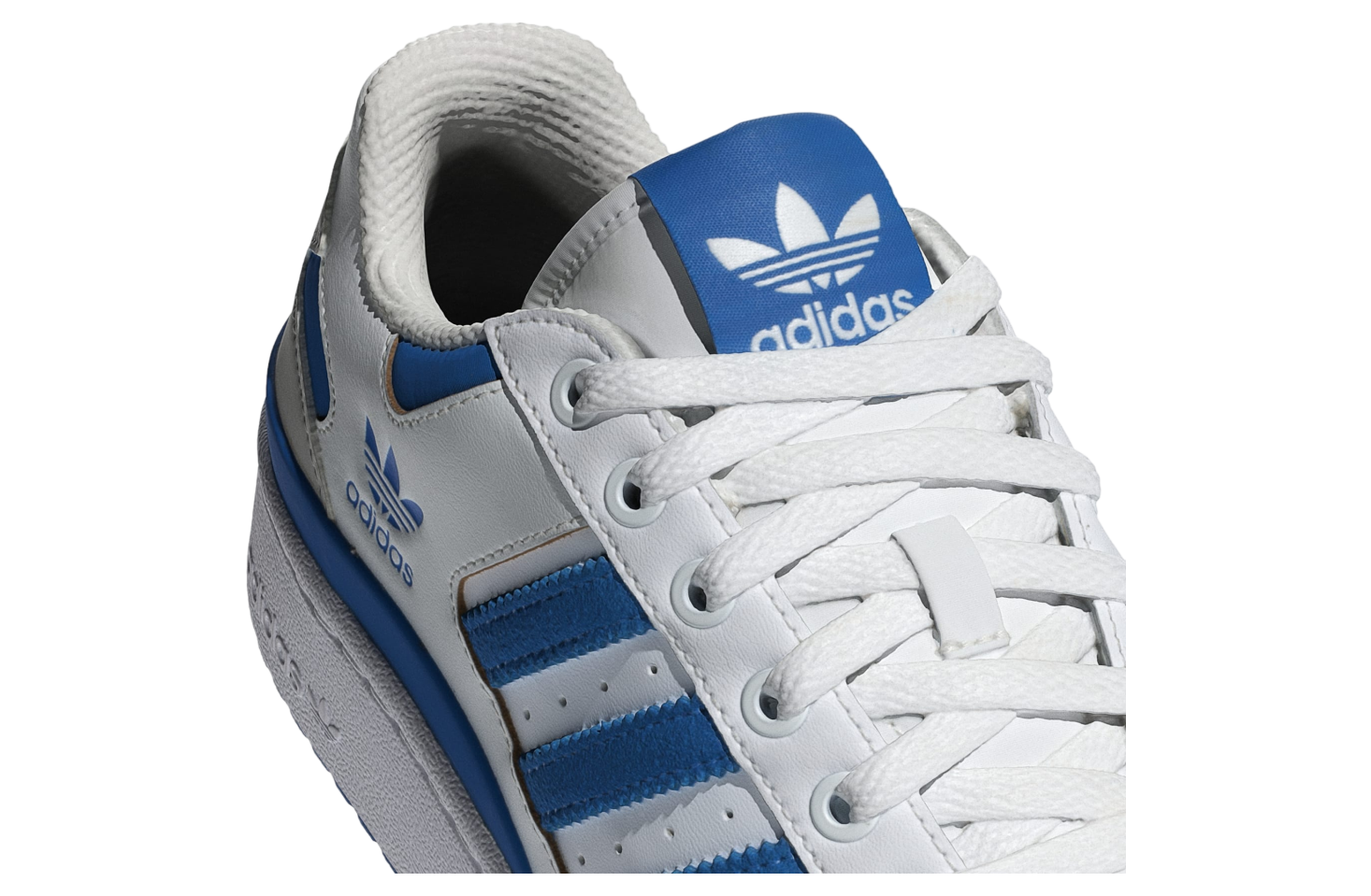 Adidas Forum Bold Stripes WMNS Cloud White / Blue Bird