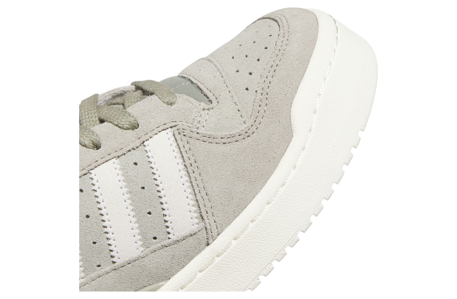 Adidas Forum Bold Stripes Wmns Silver Pebble / Off White