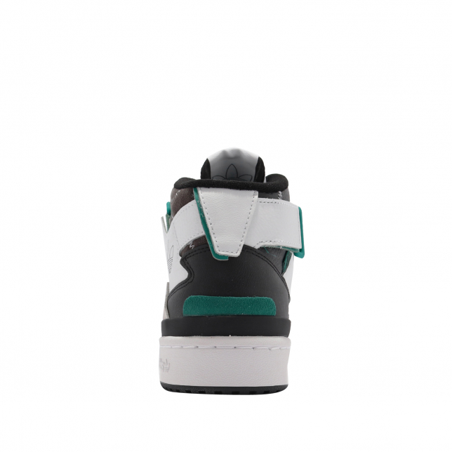 adidas Forum Exhibit Mid Footwear White Core Black Green - Oct 2021 - H01921