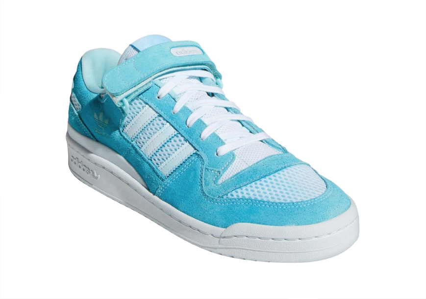 adidas Forum Low Blue Aqua White