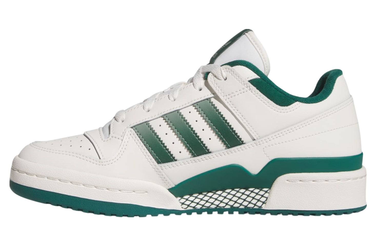 Adidas Forum Low CL Cloud White / Collegiate Green / Silver Green