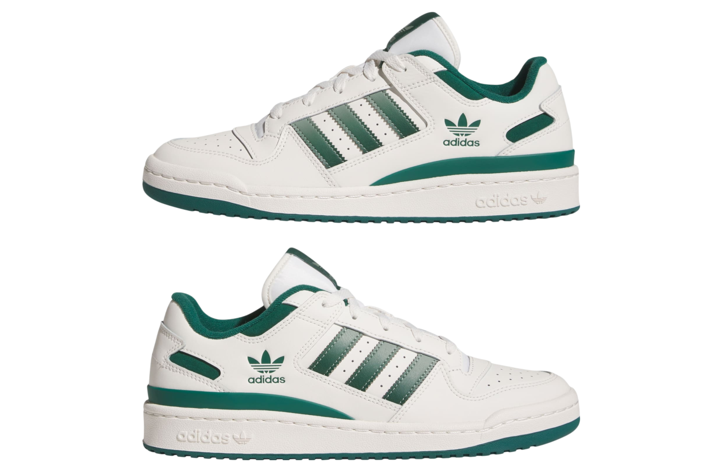 Adidas Forum Low Cl Cloud White / Collegiate Green / Silver Green