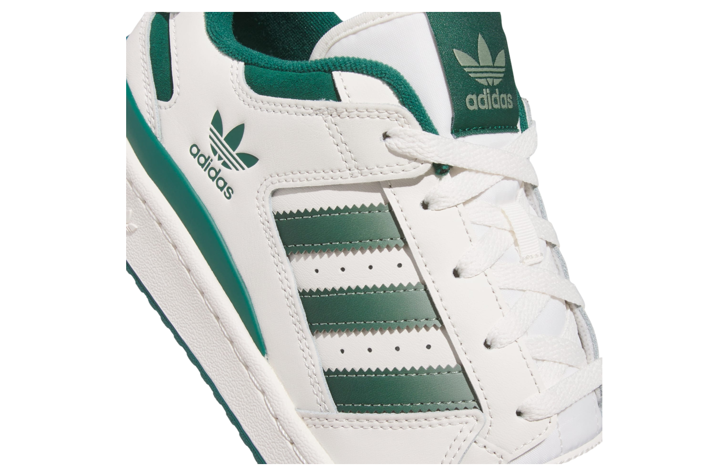 Adidas Forum Low Cl Cloud White / Collegiate Green / Silver Green