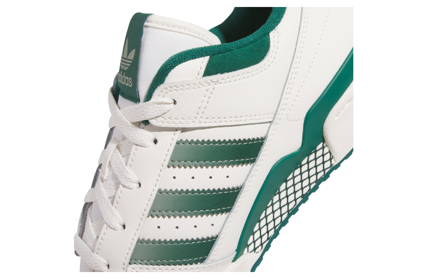 Adidas Forum Low CL Cloud White / Collegiate Green / Silver Green