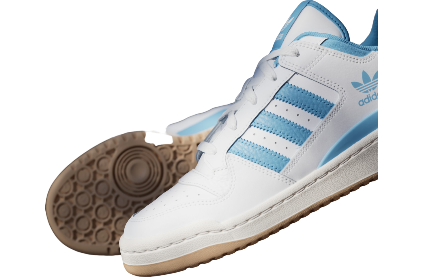 Adidas Forum Low Cl Cloud White / Team Light Blue