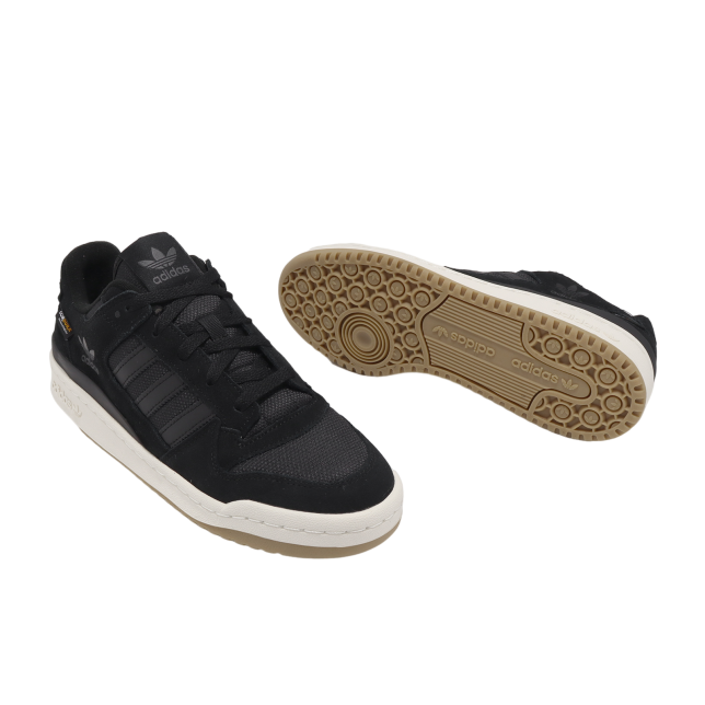 Adidas Forum Low CL Core Black / Cream White / Gum - Dec 2023 - IE7203
