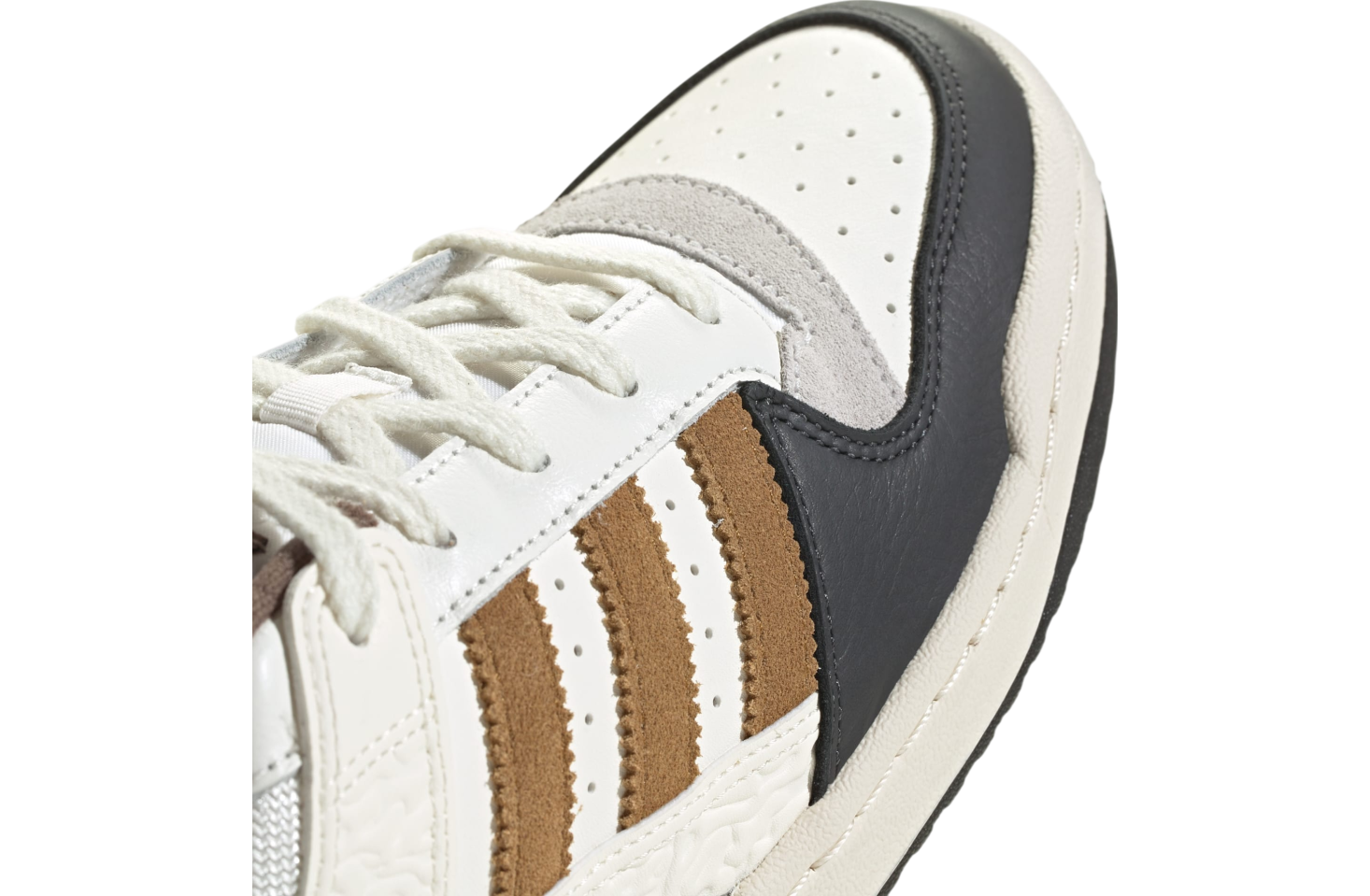 Adidas Forum Low CL Core White / Bronze Strata