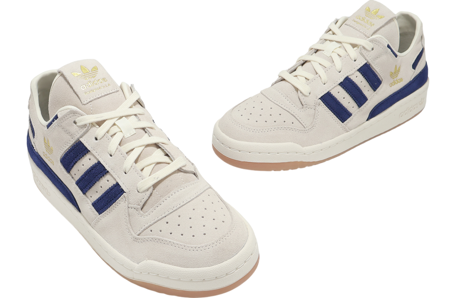 Adidas Forum Low CL Cream White / Dark Blue