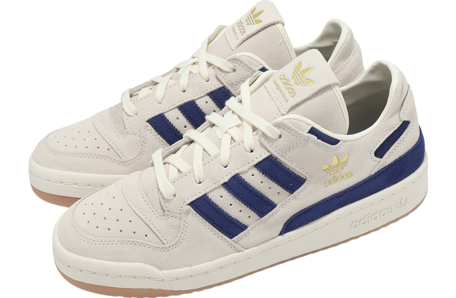 Adidas Forum Low CL Cream White / Dark Blue