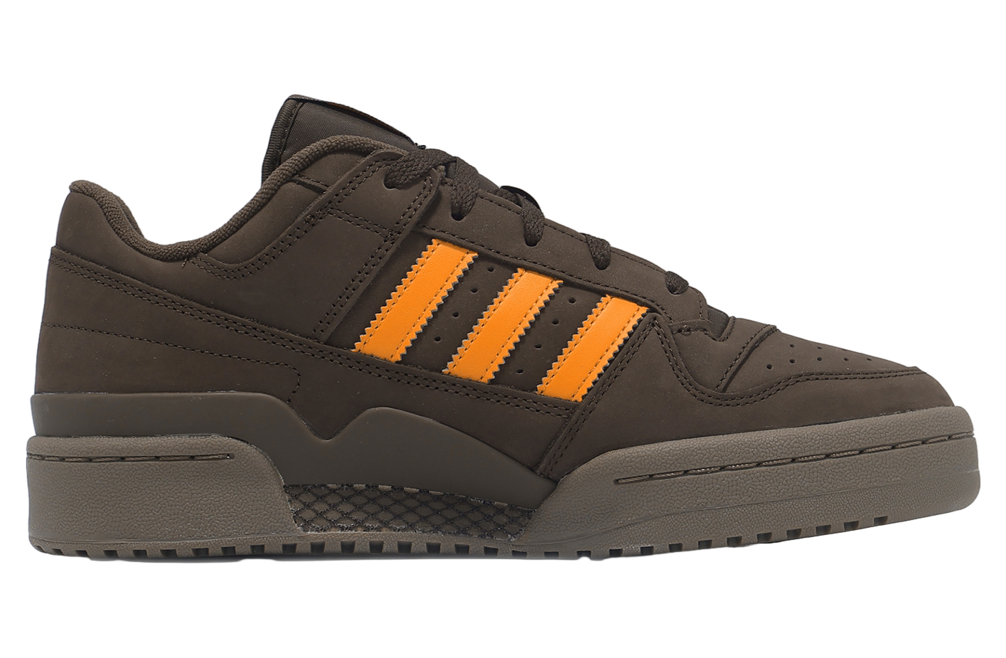 Adidas Forum Low Cl Dark Brown / Orange