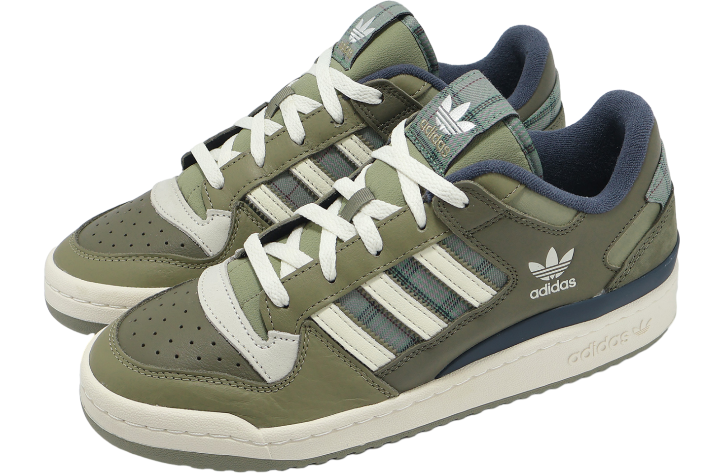 Adidas Forum Low CL Green Oxidized / Off White