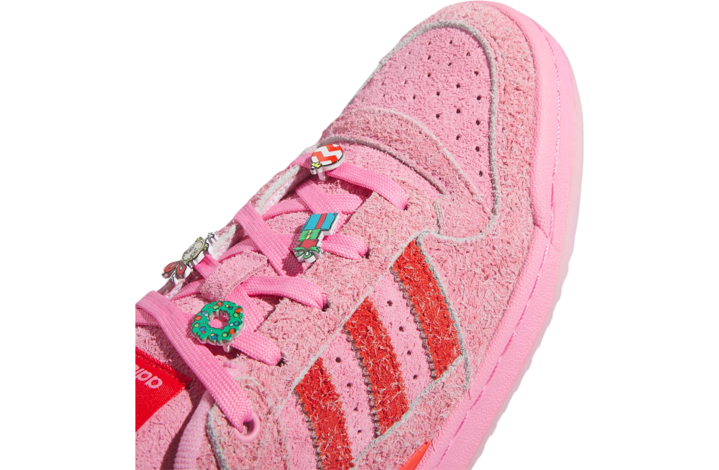 Adidas Forum Low CL The Grinch WMNS Bliss Pink / Bright Red