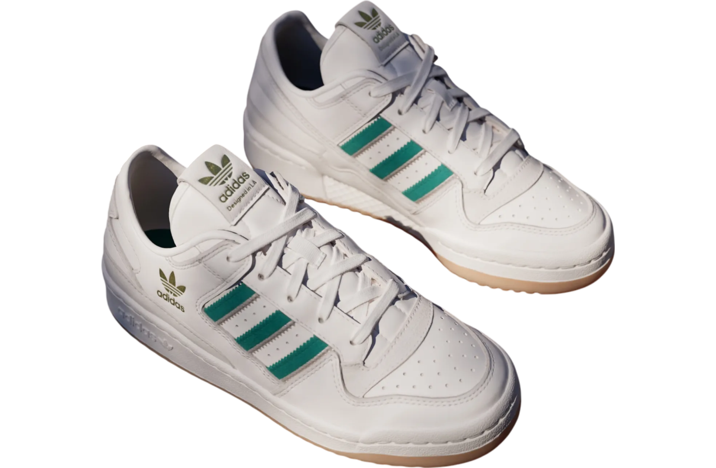 Adidas Forum Low CL WMNS Cloud White / Active Green