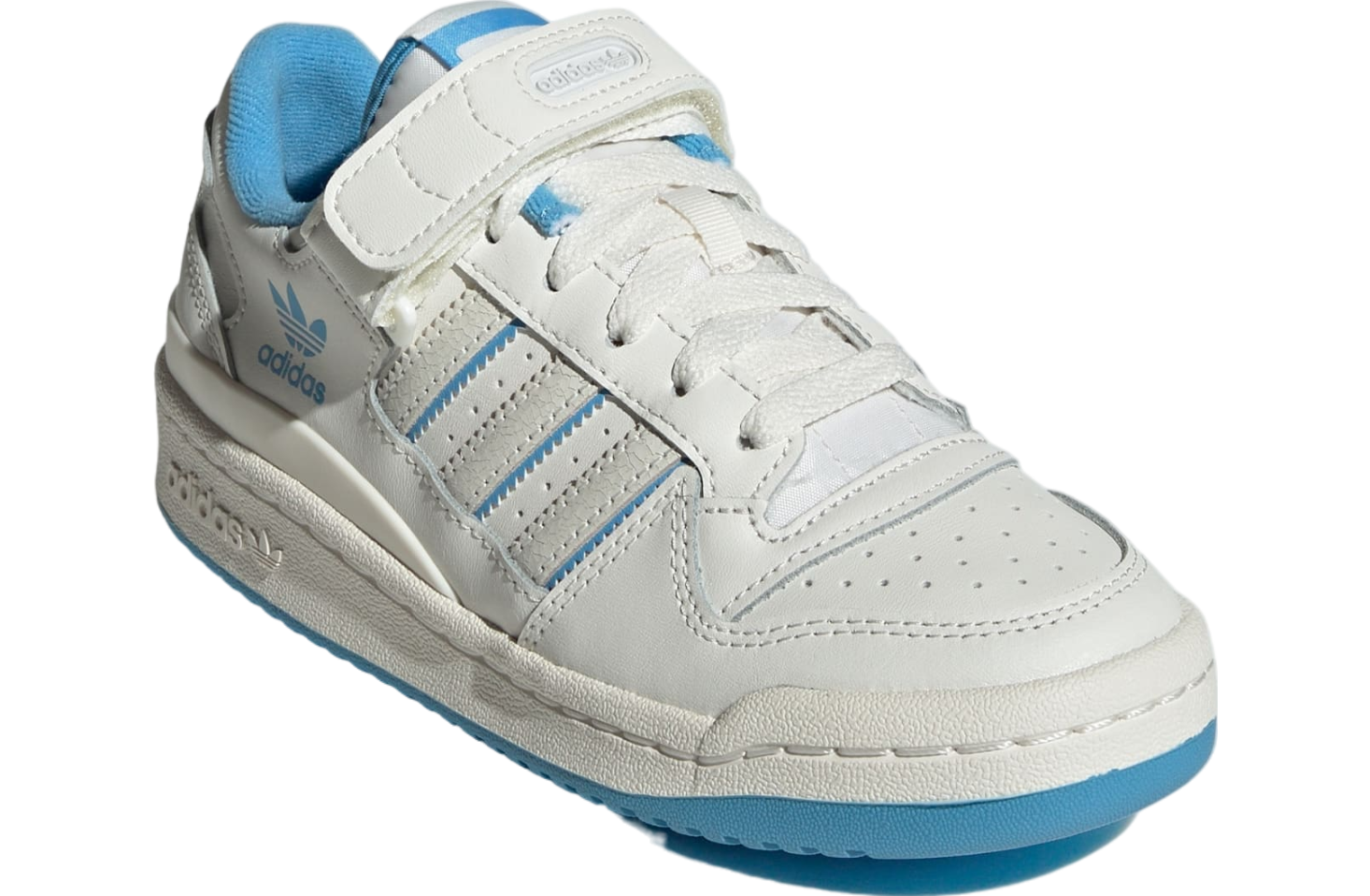 Adidas Forum Low GS Cloud White / Semi Blue Burst