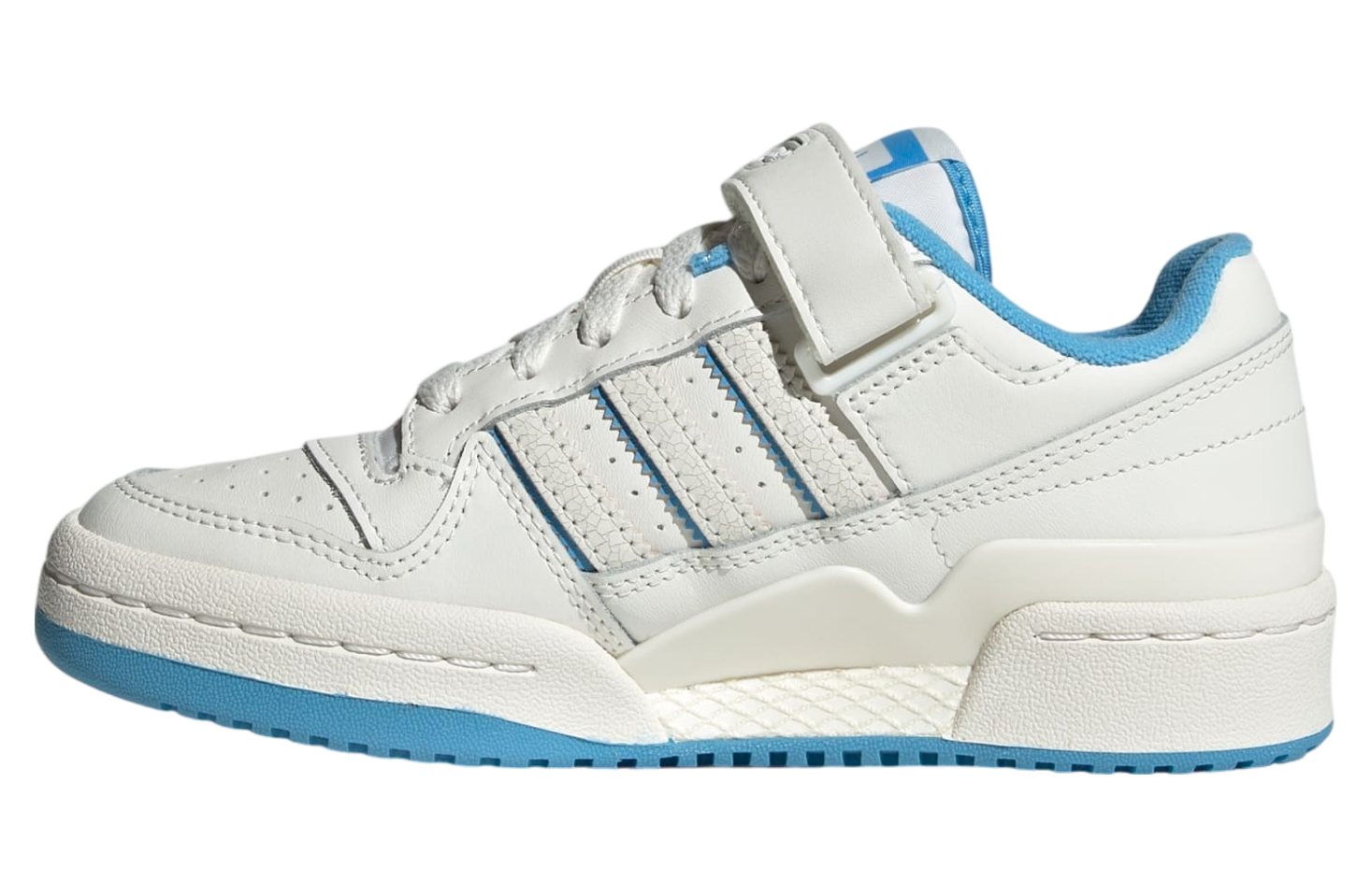 Adidas Forum Low GS Cloud White / Semi Blue Burst