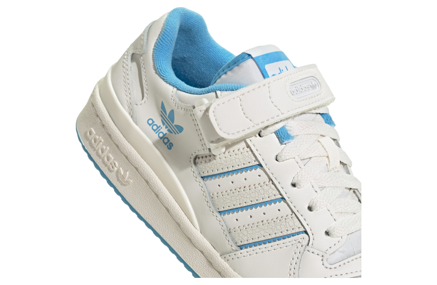 Adidas Forum Low GS Cloud White / Semi Blue Burst