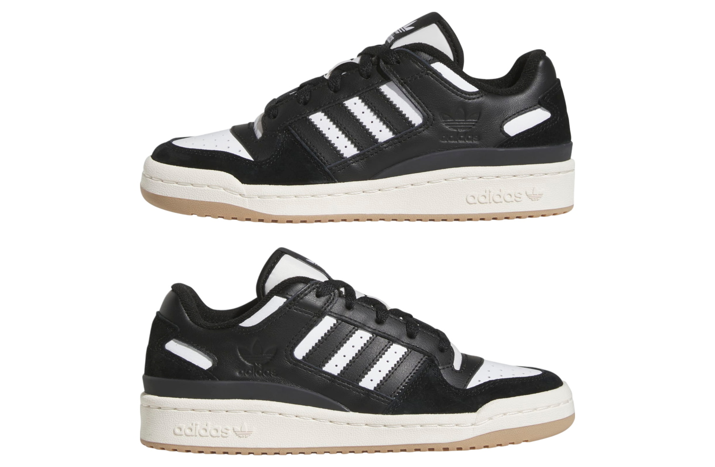 Adidas Forum Low Gs Core Black / Cloud White