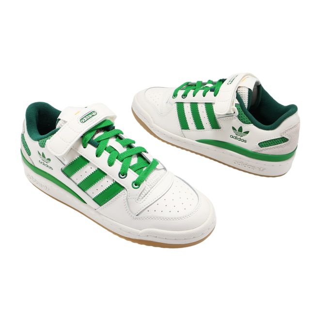 Adidas Forum Low J Cloud White / Green