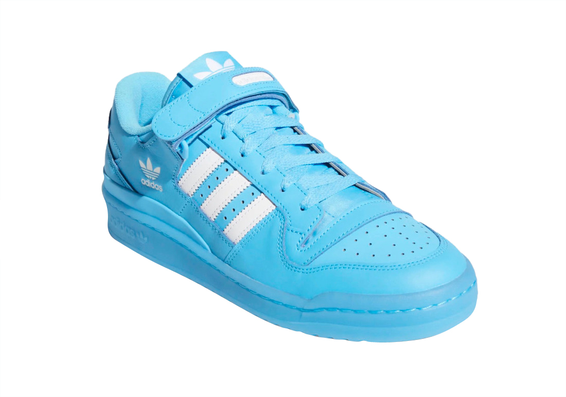 Adidas Forum Low Sky Rush/Ftwr White Men's Shoes, Blue/White, Size: 13