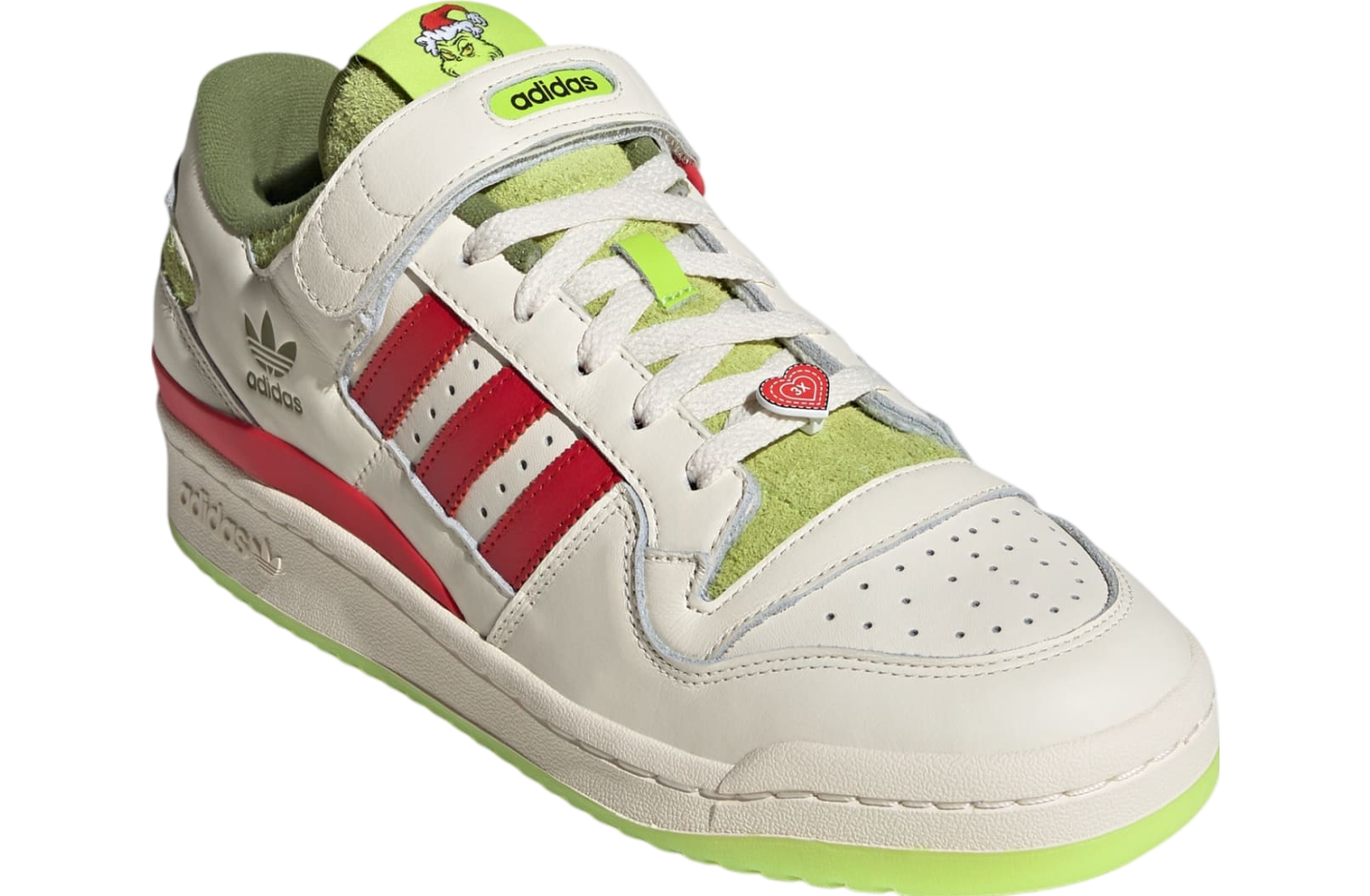 Adidas Forum Low x The Grinch Cream White / Collegiate Red