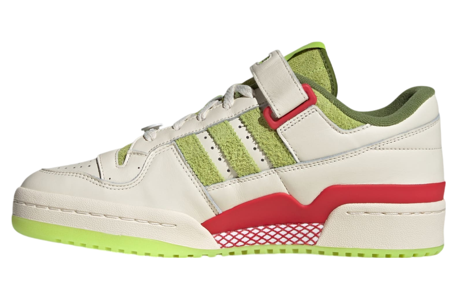 Adidas Forum Low x The Grinch Cream White / Collegiate Red