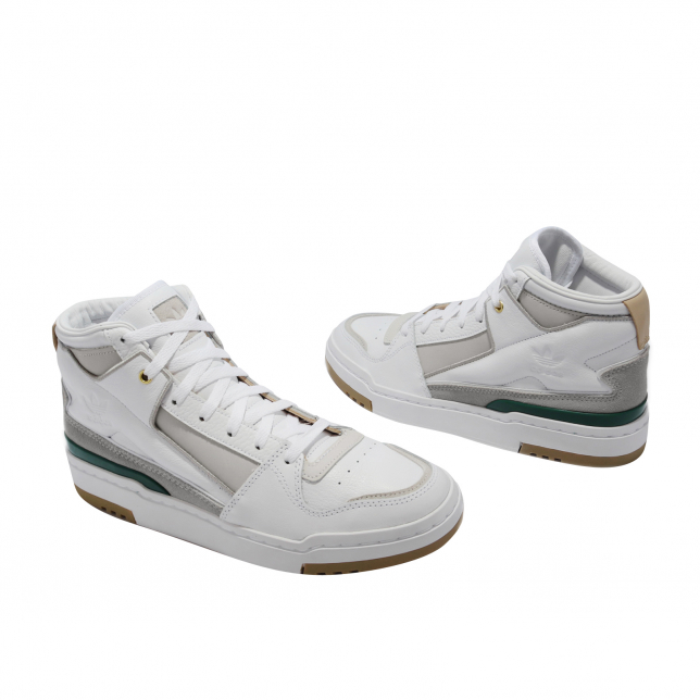 adidas Forum Luxe Mid Footwear White Collegiate Green