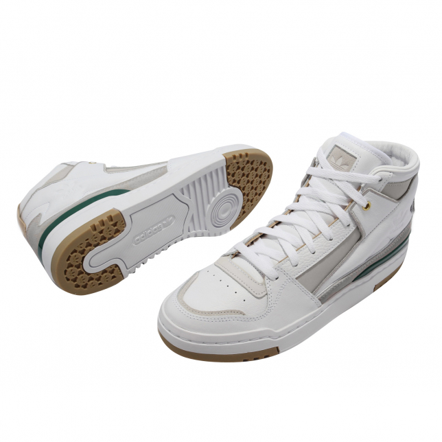 adidas Forum Luxe Mid Footwear White Collegiate Green - Mar 2022 - GX0519