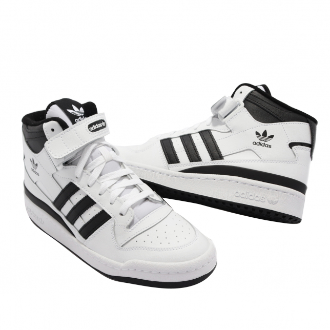 adidas Forum Mid Footwear White Core Black FY7939 - KicksOnFire.com