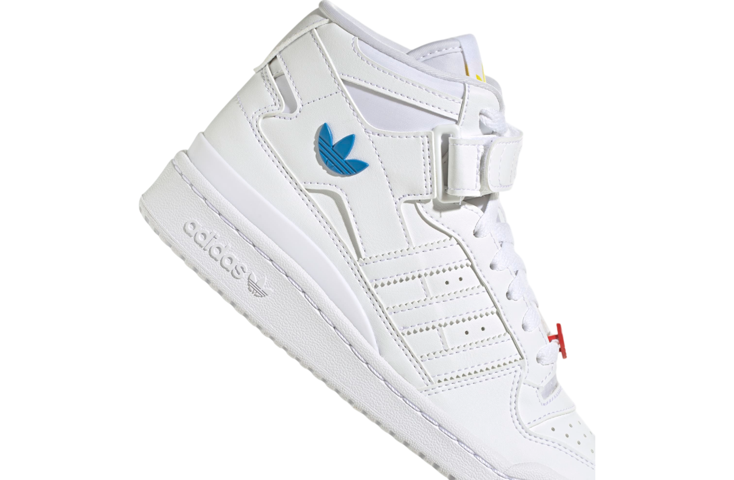 Adidas Forum Mid GS Cloud White / Red / Bright Blue