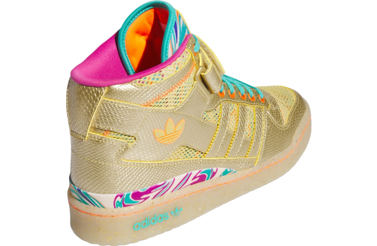 Adidas Forum Mid WMNS Triple Gold Metallic