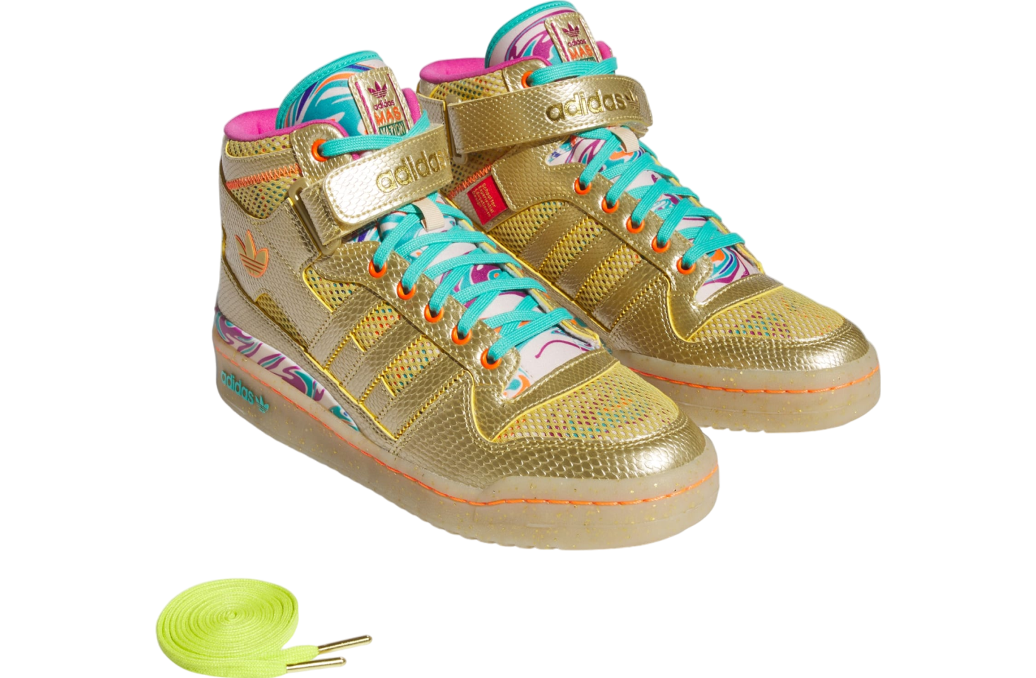 Adidas Forum Mid WMNS Triple Gold Metallic