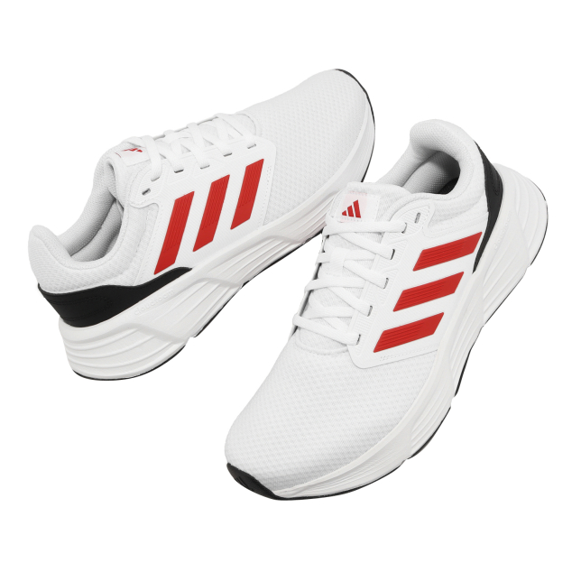 adidas Galaxy 6 Footwear White Better Scarlet