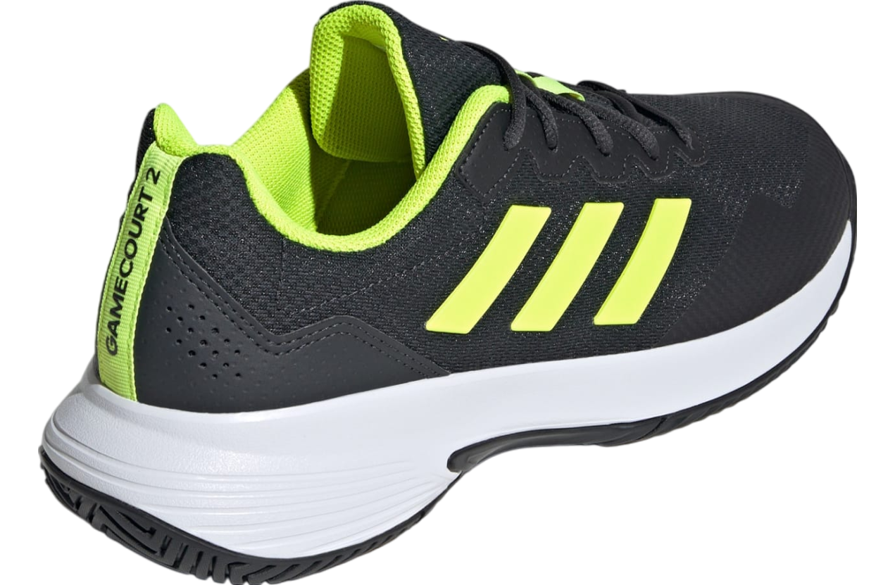 Adidas Gamecourt 2.0 Carbon / Lucid Lemon