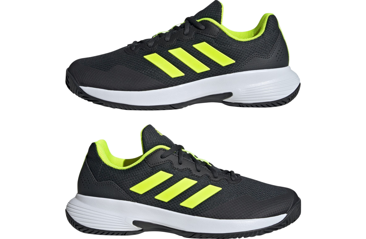 Adidas Gamecourt 2.0 Carbon / Lucid Lemon