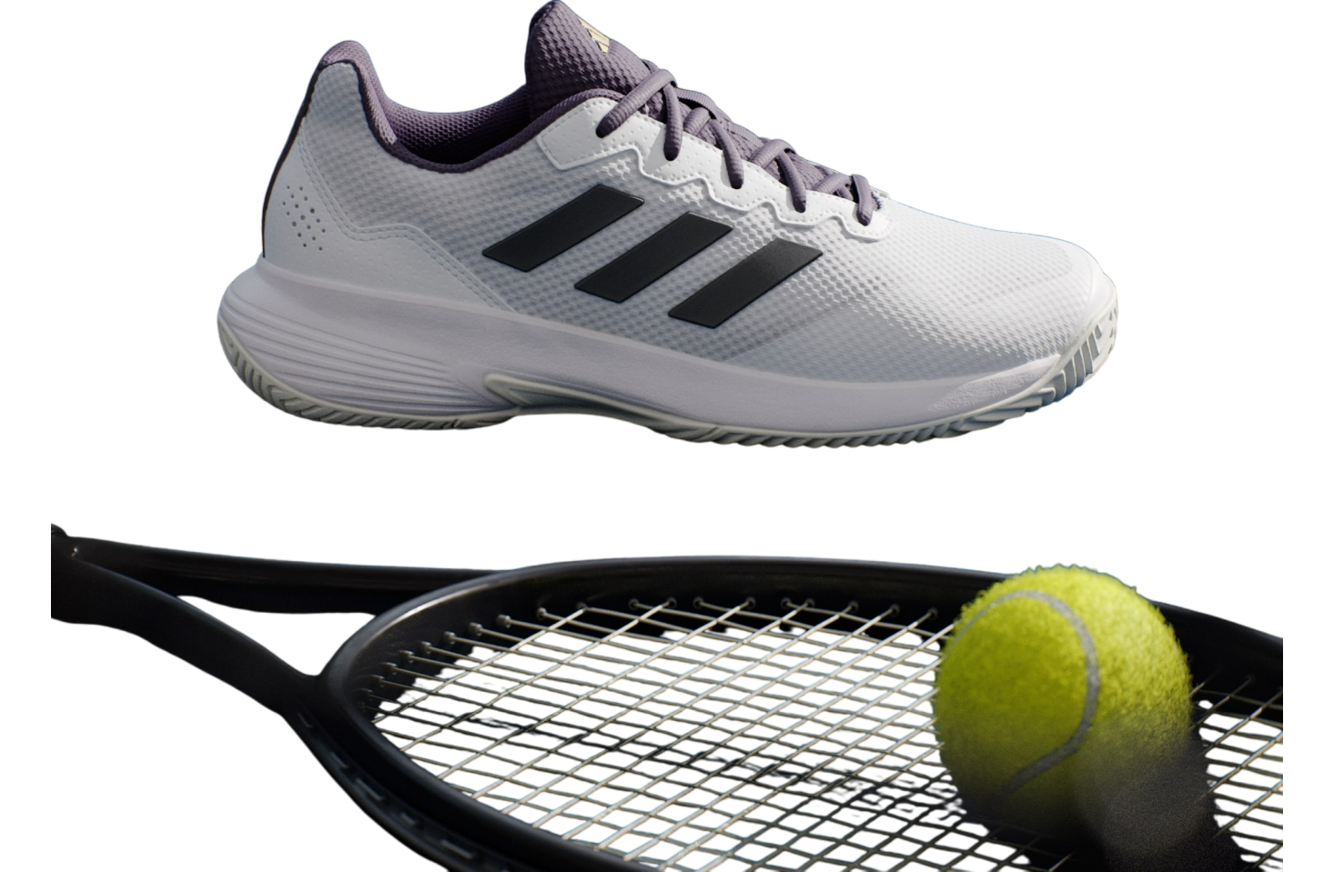 Adidas Gamecourt 2.0 Core White / Core Black