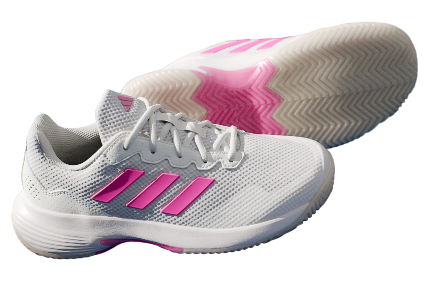 Adidas Gamecourt 2.0 Wmns Core White / Lucid Pink