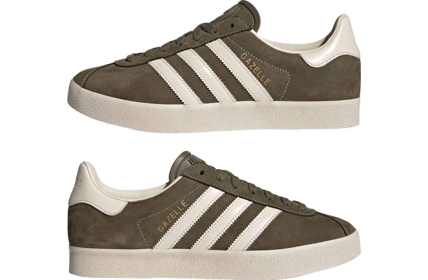 Adidas Gazelle 85 Olive Strata / Chalk White