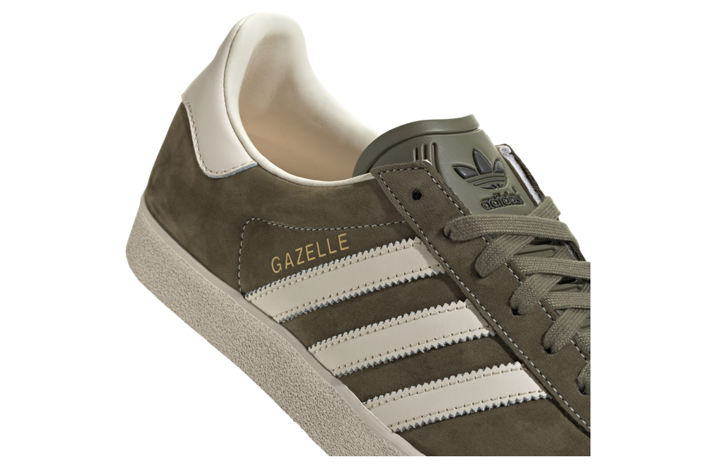 Adidas Gazelle 85 Olive Strata / Chalk White