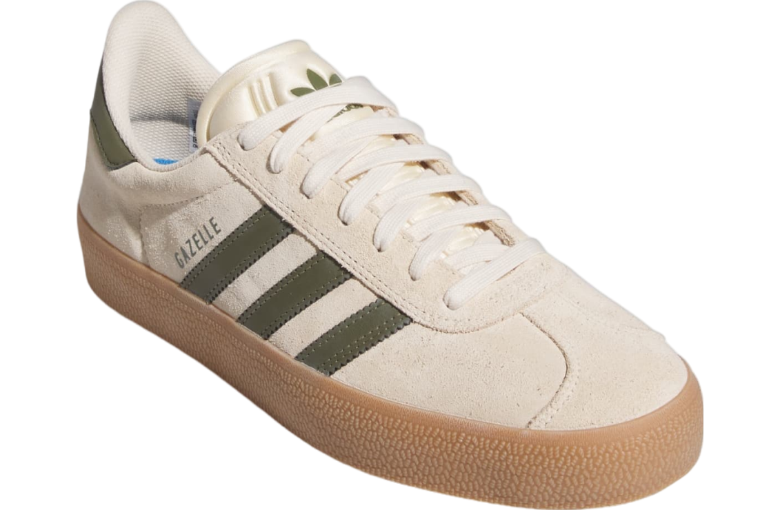 Adidas Gazelle Adv WMNS Ecru Tint / Focus Olive / Gum