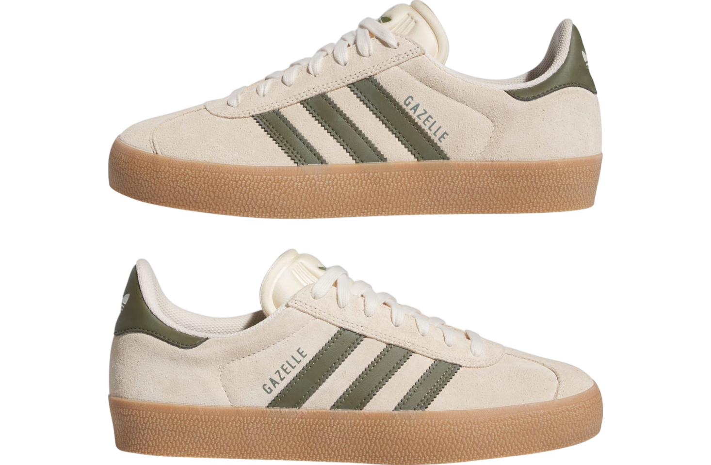 Adidas Gazelle Adv WMNS Ecru Tint / Focus Olive / Gum