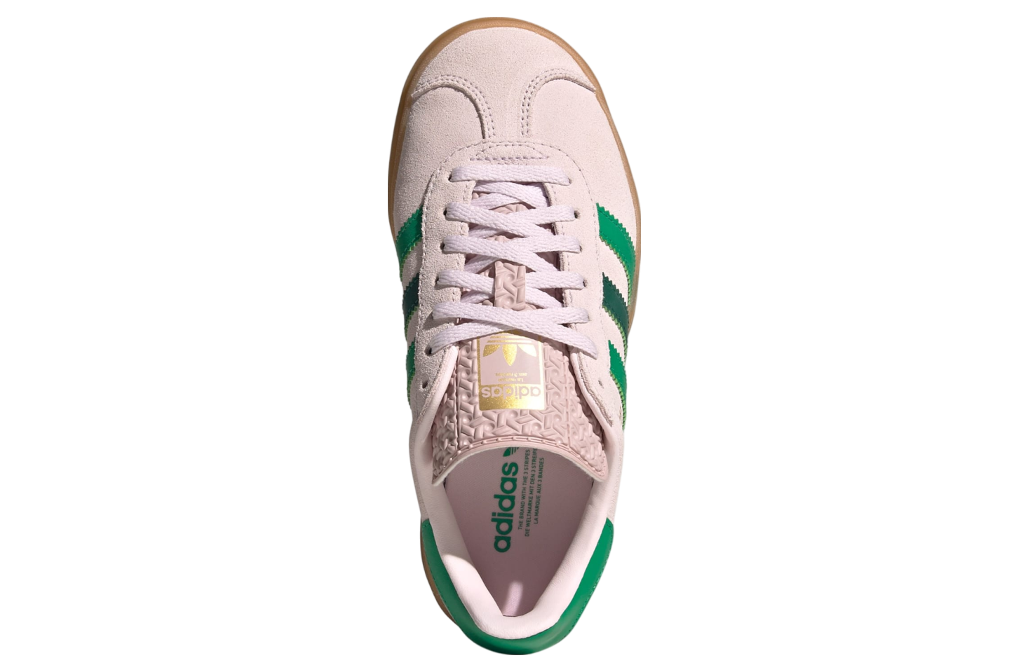 Adidas Gazelle Bold GS Almost Pink / Court Green