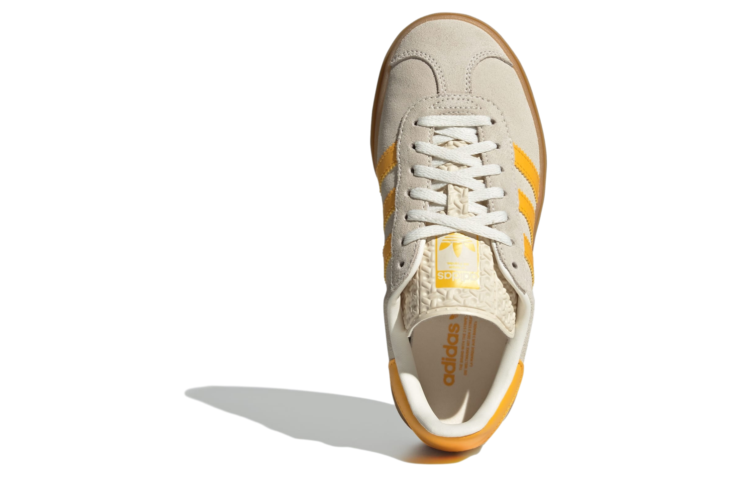 Adidas Gazelle Bold GS Wonder White / Crew Yellow