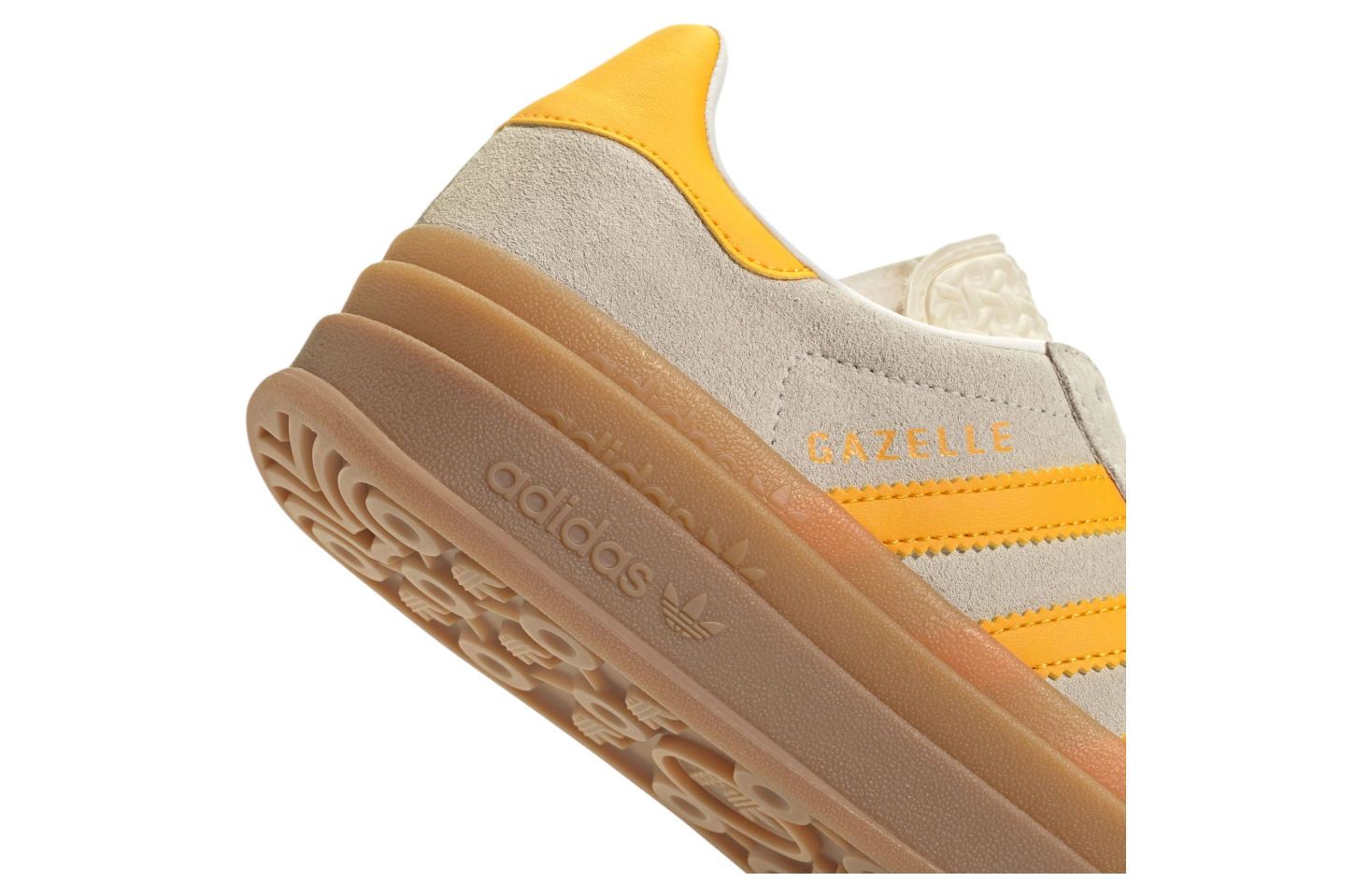Adidas Gazelle Bold GS Wonder White / Crew Yellow