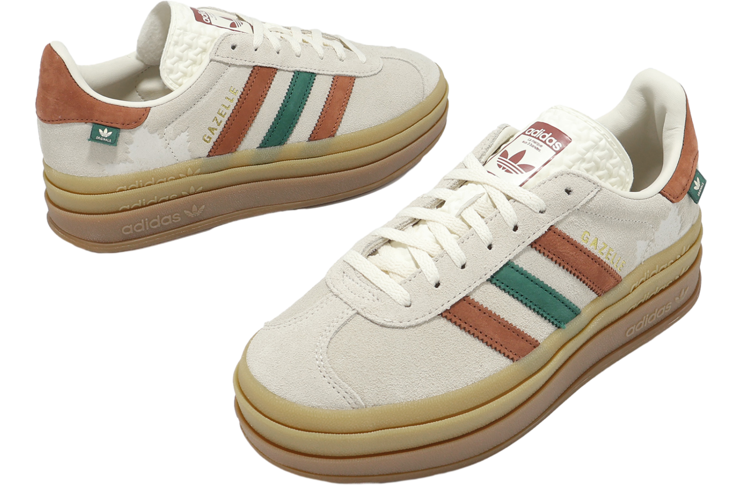 週末限定セール　adidas GAZELLE BOLD W ベージュ adidas スニーカー GAZELLE BOLD W / アディダス ガゼル