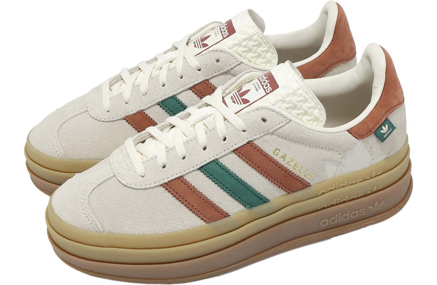 Adidas Gazelle Bold W WMNS Cream White / Wild Sepia - Mar