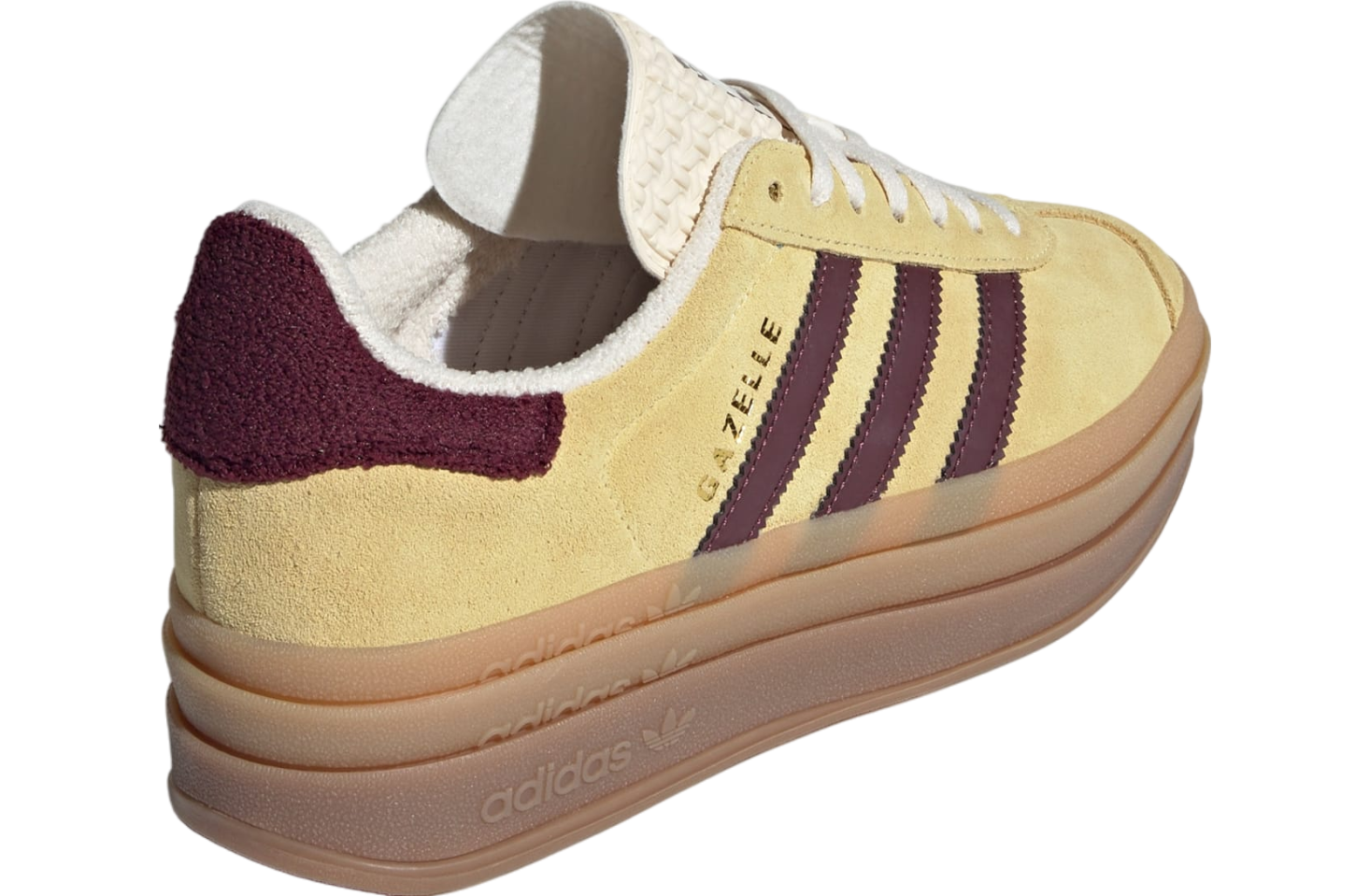 Adidas Gazelle Bold WMNS Almost Yellow / Maroon