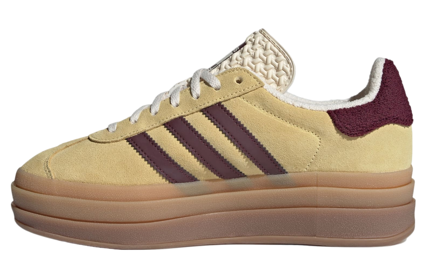 Adidas Gazelle Bold WMNS Almost Yellow / Maroon