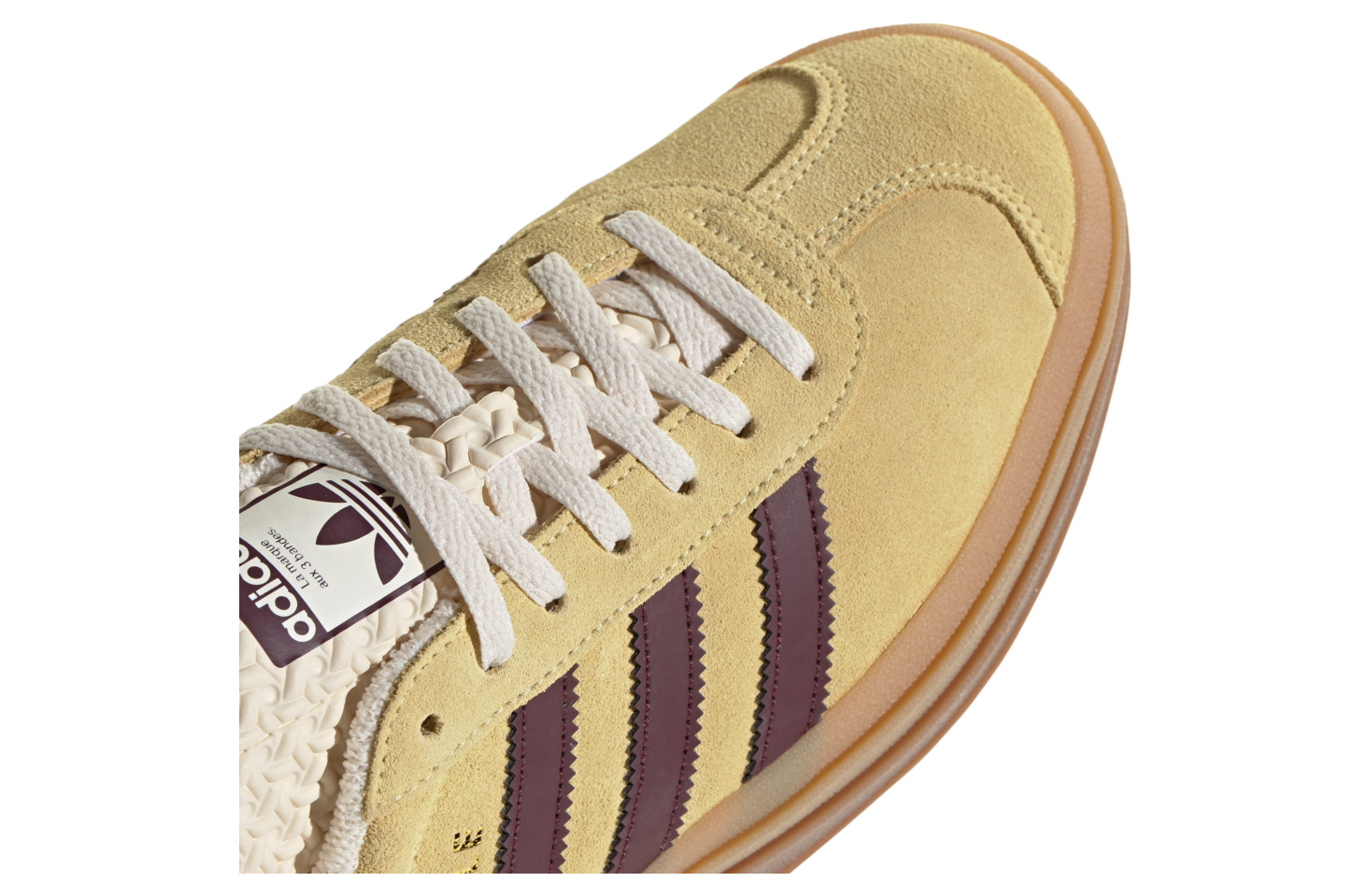 Adidas Gazelle Bold WMNS Almost Yellow / Maroon