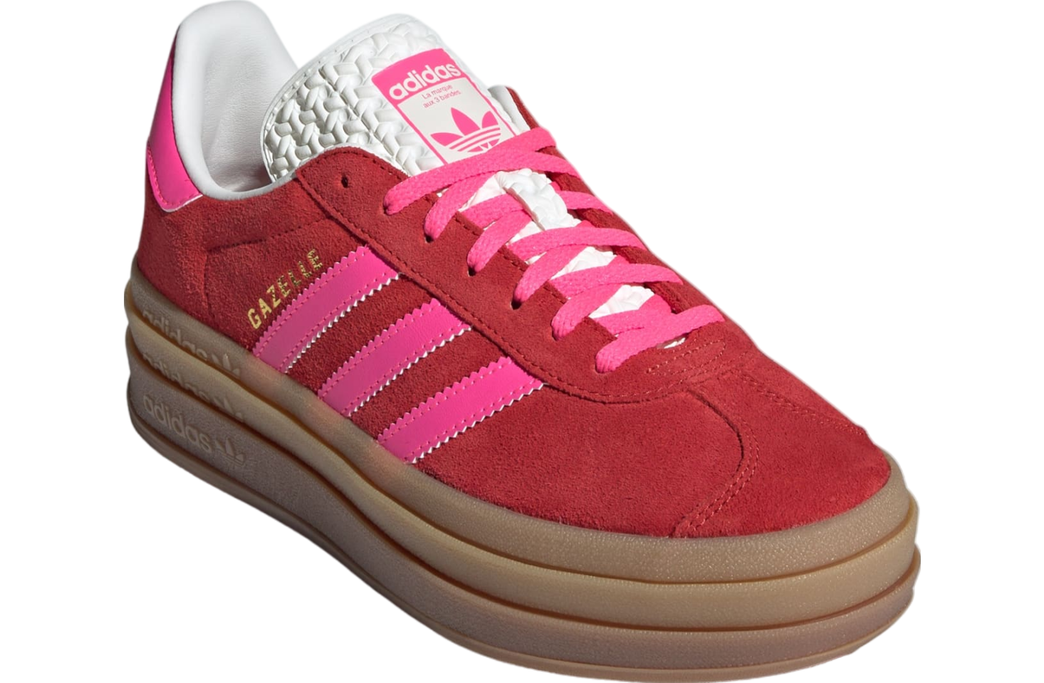 Adidas Gazelle Bold WMNS Collegiate Red / Lucid Pink